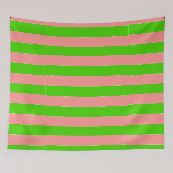 Item preview, Light Pink and Light Green Stripes Horizontal designed and sold by MoneekDesigns.