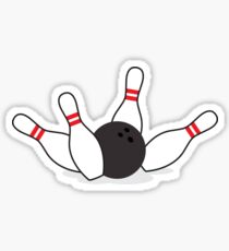 Bowling strike sticker Sticker