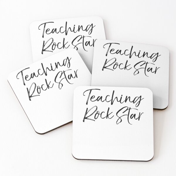 Artikelvorschau, Teaching Rock Star Teaching Quote entworfen und verkauft von TNDesignStudio.