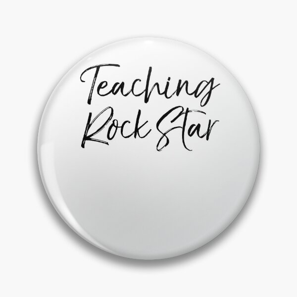 Artikelvorschau, Teaching Rock Star Teaching Quote entworfen und verkauft von TNDesignStudio.