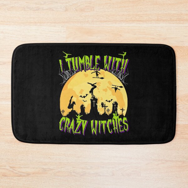 Item preview, Girls Gymnastics Tumble with Witches Quote designed and sold by BestTrendyChoices.