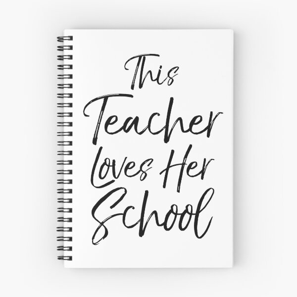 Item preview, This Teacher Loves Her School Teaching Quote designed and sold by TNDesignStudio.