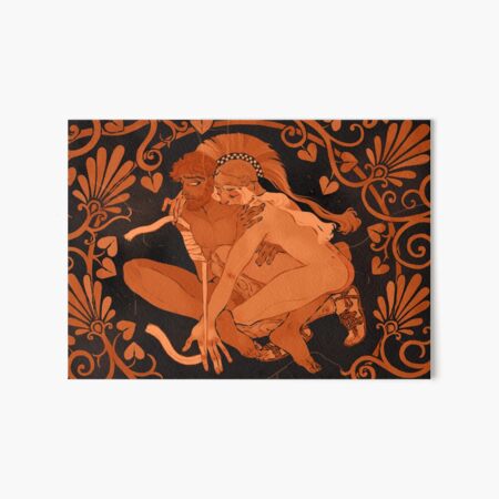 Achilles and Patroclus Art Board Print