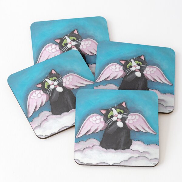 Item preview, Guardian Angel Cat designed and sold by LisaMarieArt & Illustration.