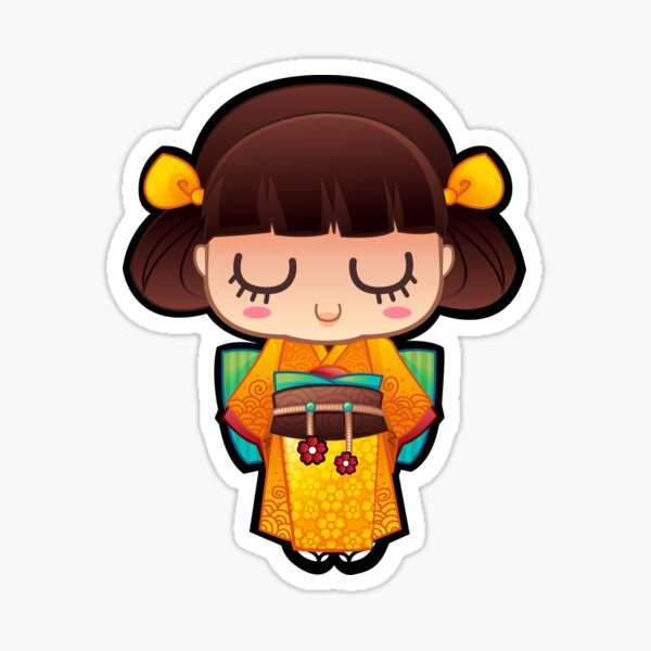 Item preview, Kokeshi Orange designed and sold by mechbunnies.