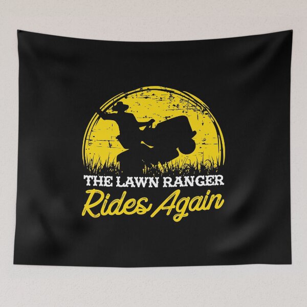 Item preview, The Lawn Ranger Rides Again - Lawn Mowing T-Shirt designed and sold by biNutz.