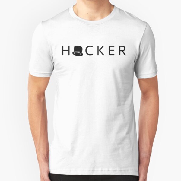 Black Hat Hacker T Shirts Redbubble - roblox hack t shirts redbubble