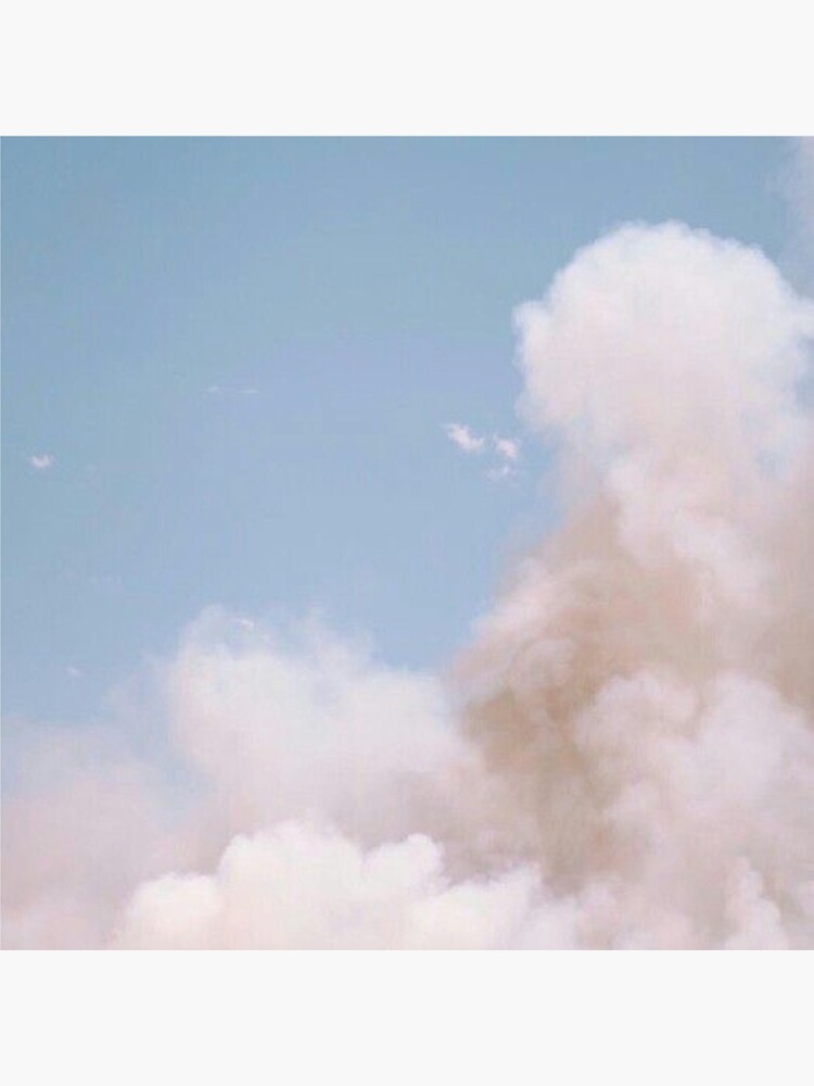 Aesthetic Sky With Clouds Art Board Print By Freshfroot Redbubble