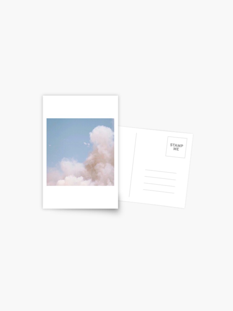 Aesthetic Sky With Clouds Postcard By Freshfroot Redbubble