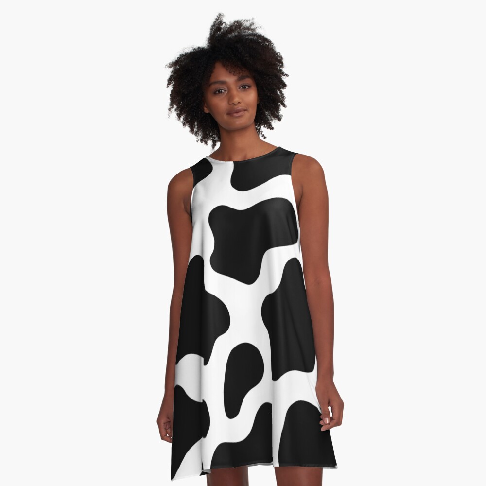two piece cow print outfit