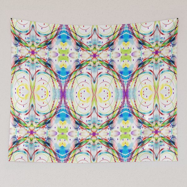 Item preview, Vibrant multicolor  abstracto ,bright,bold and colorful, psychedelic arte abstracto , abstract art design designed and sold by Adri Barnard.