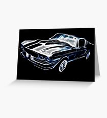 1967 Ford Mustang Shelby GT500 Greeting Card