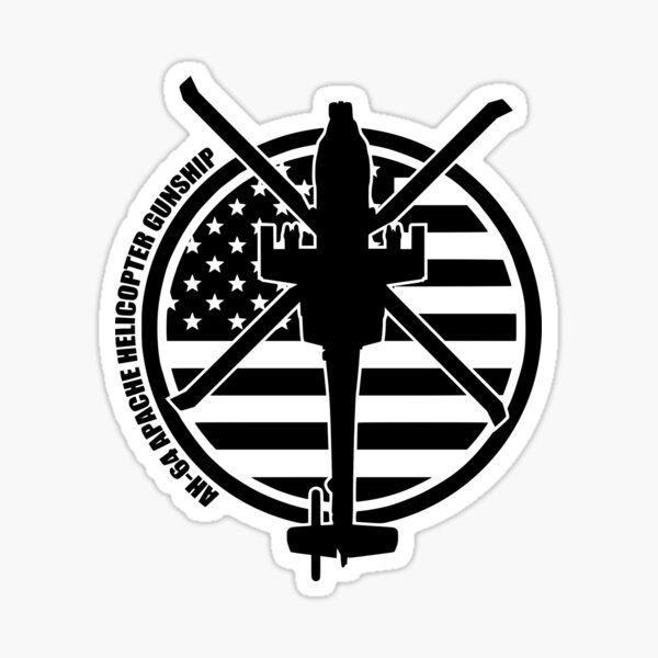 Vista previa del artículo con la obra «Apache AH-64», diseñado y vendido por StrongVlad.
