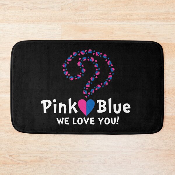 Item preview,  Gender reveal question mark  with baby feet and heart designed and sold by sashica.