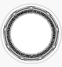The Stargate black ink Sticker