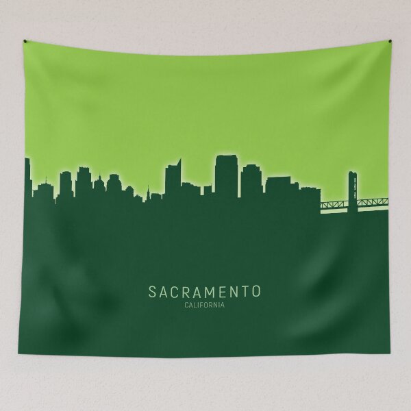 Item preview, Sacramento California Skyline designed and sold by ArtPrints.