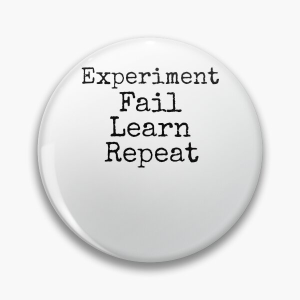 Item preview, Experiment Fail Learn Repeat Science Quote designed and sold by TNDesignStudio.