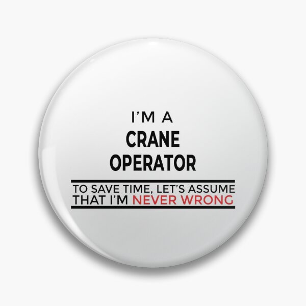 Item preview, Crane Operator Birthday Christmas Gift/Present designed and sold by CreaComMerch.