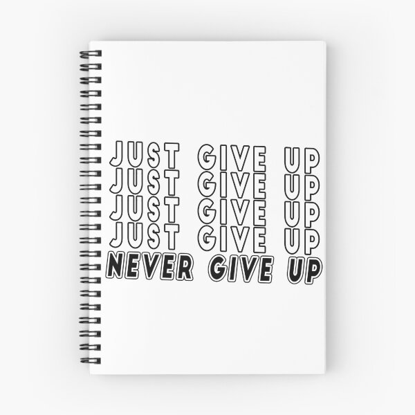 Item preview, Never give up  designed and sold by barotel34.
