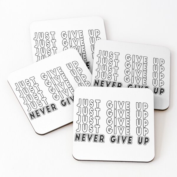 Item preview, Never give up  designed and sold by barotel34.
