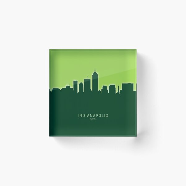 Artikelvorschau, Indianapolis Indiana Skyline entworfen und verkauft von ArtPrints.