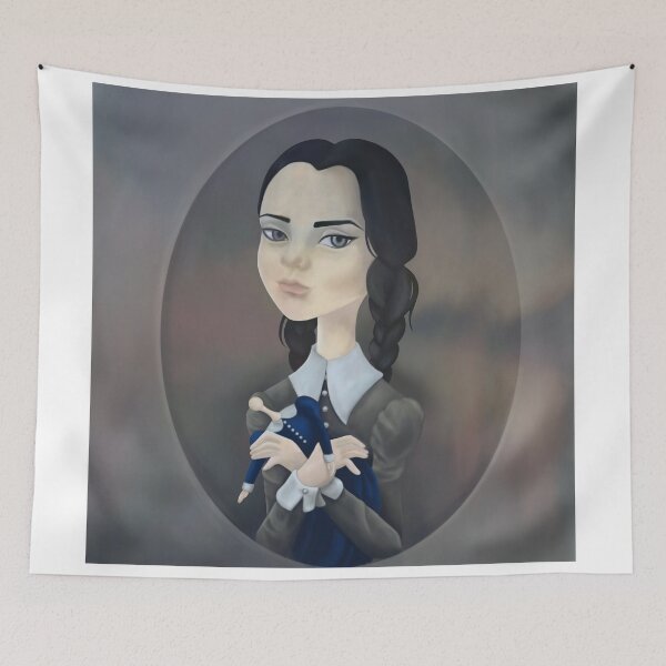 Item preview, Gothic girl portrait (oblisique) designed and sold by Sallystclair.