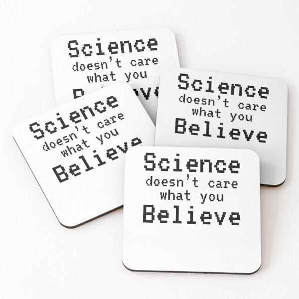 Item preview, Funny Science Doesn't Care What You Believe Funny Science Joke designed and sold by TNDesignStudio.