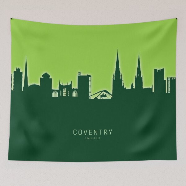 Item preview, Coventry England Skyline designed and sold by ArtPrints.