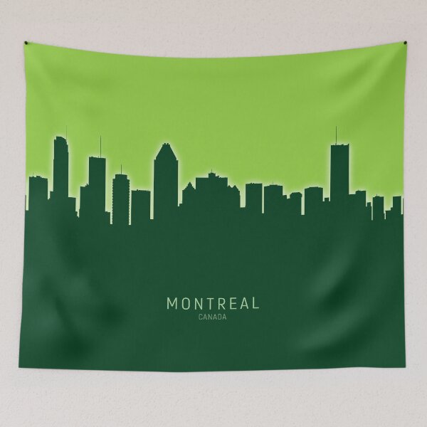 Item preview, Montreal Canada Skyline designed and sold by ArtPrints.