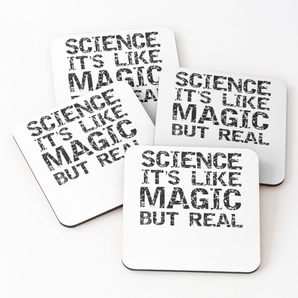 Item preview, Funny Science it's Like Magic but Real Science Quote designed and sold by TNDesignStudio.