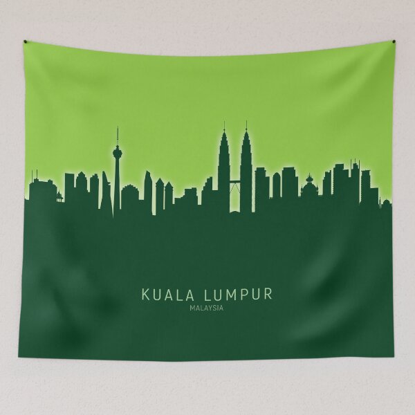 Item preview, Kuala Lumpur Malaysia Skyline designed and sold by ArtPrints.