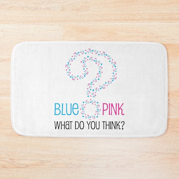 Item preview, Gender reveal question mark  with baby feet and heart designed and sold by sashica.