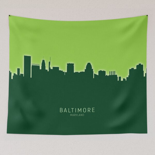 Item preview, Baltimore Maryland Skyline designed and sold by ArtPrints.