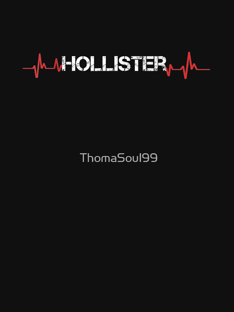Hollister California 1868 Heartbeat T-Shirt Hollister California 1868 Heartbeat T-Shirt