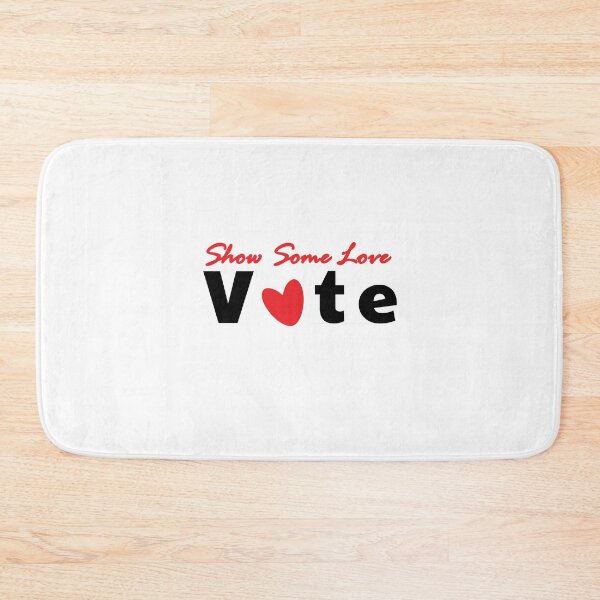 Item preview, Show Some Love Vote Red and Black designed and sold by MoneekDesigns.