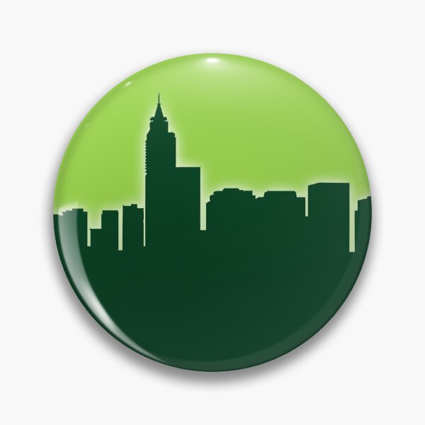Item preview, Raleigh North Carolina Skyline designed and sold by ArtPrints.