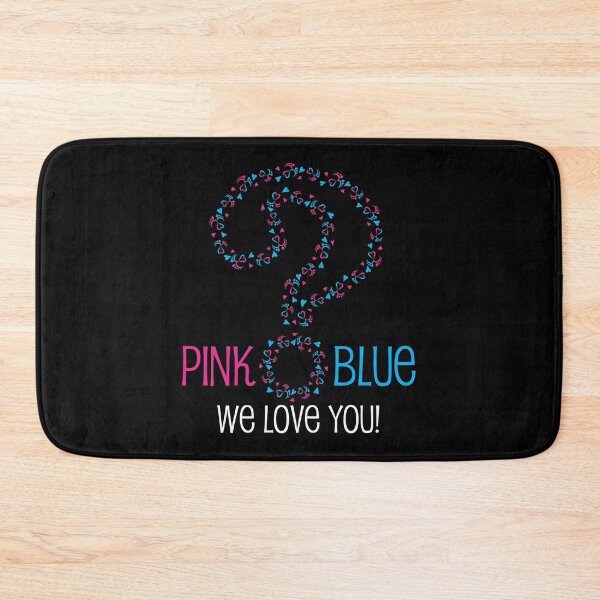 Item preview, Gender reveal question mark  with baby feet and heart designed and sold by sashica.