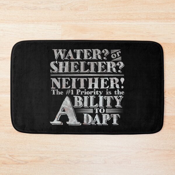 Item preview, Backpacker Survival Rules - Ability to Adapt designed and sold by BestTrendyChoices.