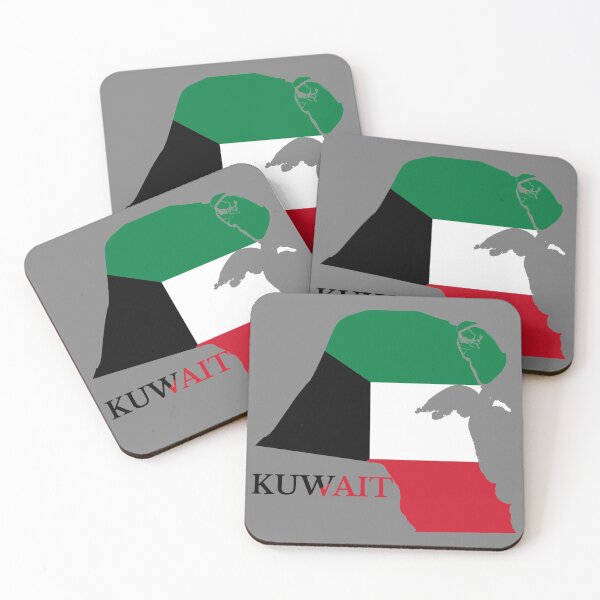 Item preview, Kuwait Flag Map designed and sold by marosharaf.
