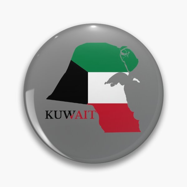Item preview, Kuwait Flag Map designed and sold by marosharaf.