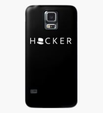 White hat - black Case/Skin for Samsung Galaxy