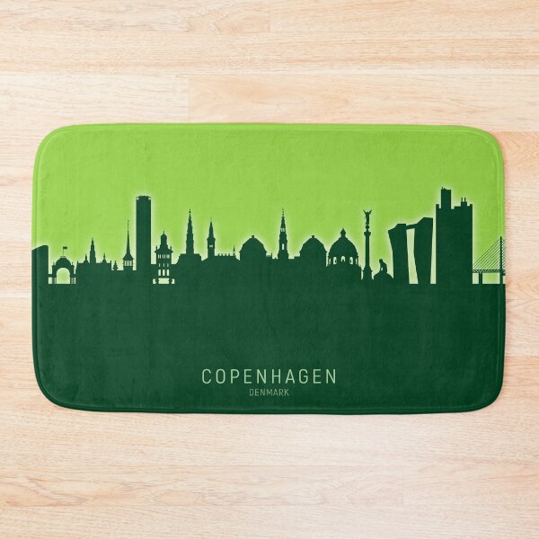 Item preview, Copenhagen Denmark Skyline designed and sold by ArtPrints.