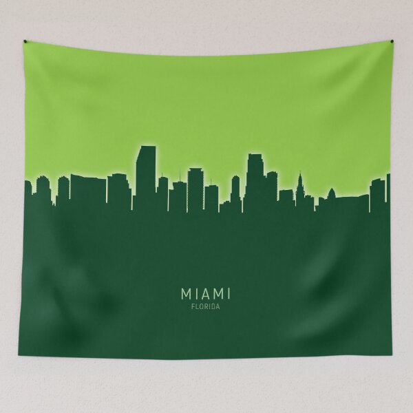 Item preview, Miami Florida Skyline designed and sold by ArtPrints.