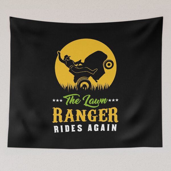 Item preview, The Lawn Ranger Rides Again - Gardening T-Shirt designed and sold by biNutz.