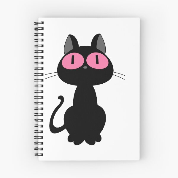 Item preview, Black cat with pink eyes elegant designed and sold by Zwuck.