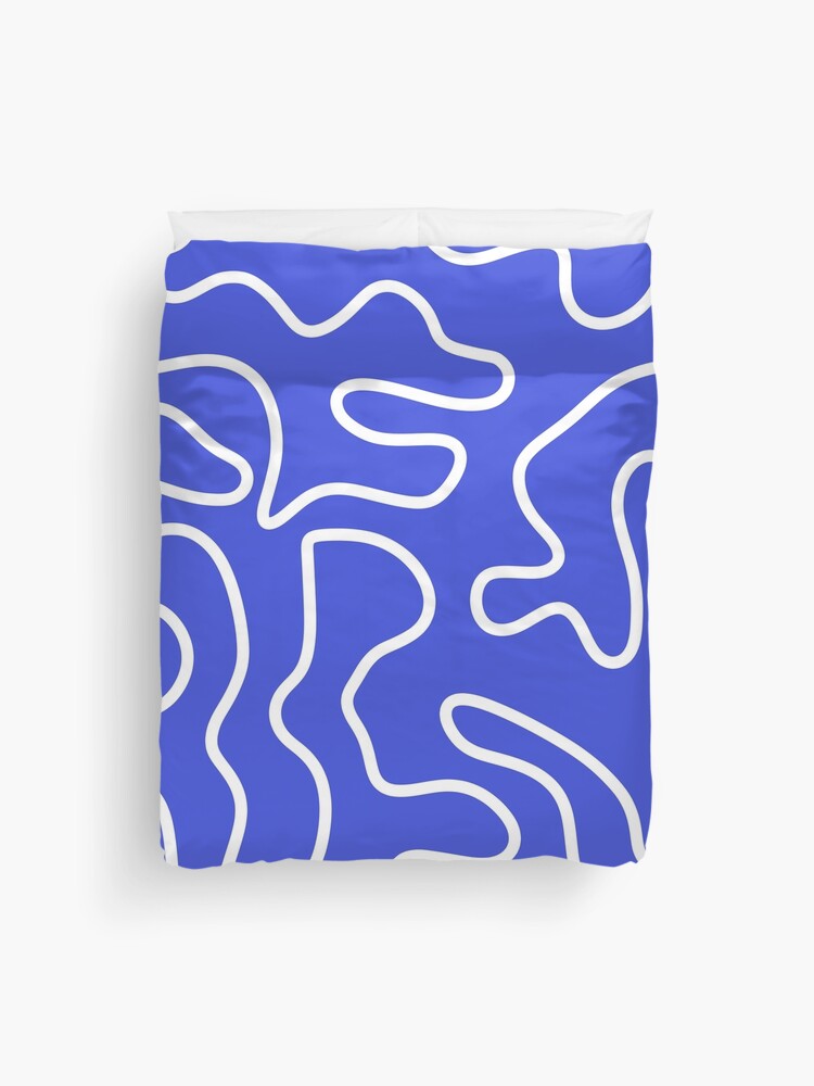 Electric blue best sale duvet cover