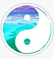 Yin & Yang (Aqua Water) Sticker