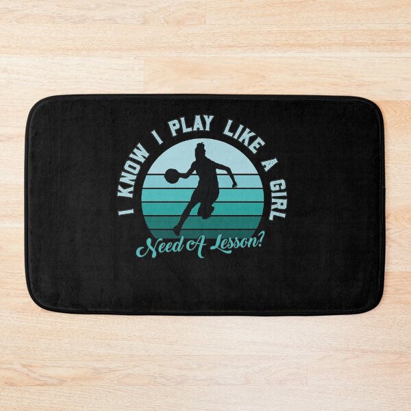 Item preview, I Play Like a Girl, Need A Lesson? Funny Basketball Player designed and sold by graphicmeyou.
