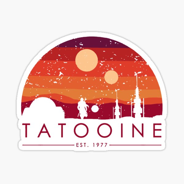 TAOOINE RETRO EST. 1977 Sticker