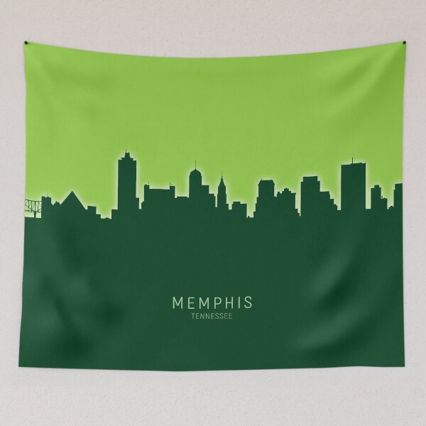 Item preview, Memphis Tennessee Skyline designed and sold by ArtPrints.